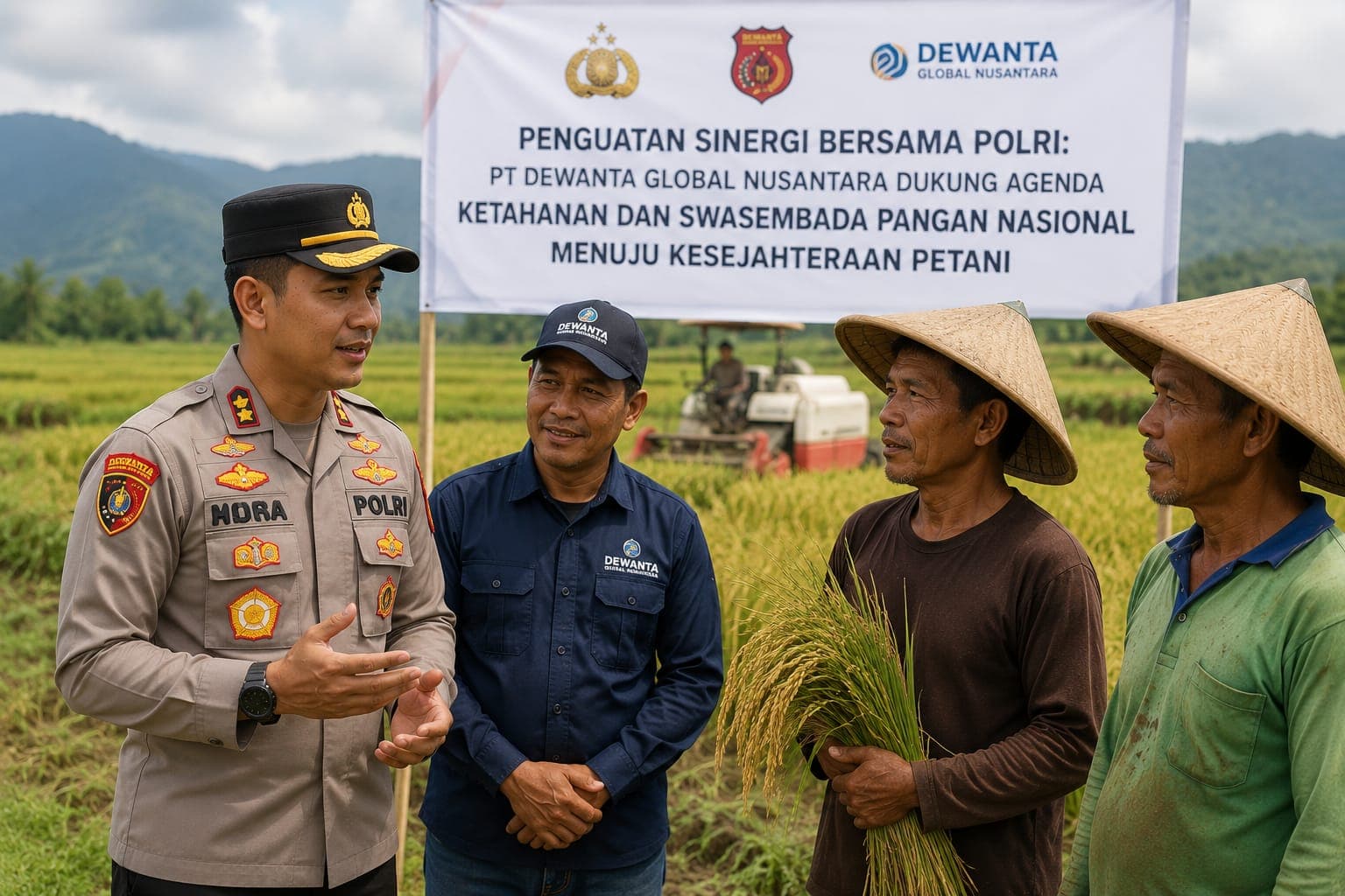 Penguatan Sinergi Bersama Polri, PT Dewanta Global Nusantara Dukung Agenda Ketahanan & Swasembada Pangan