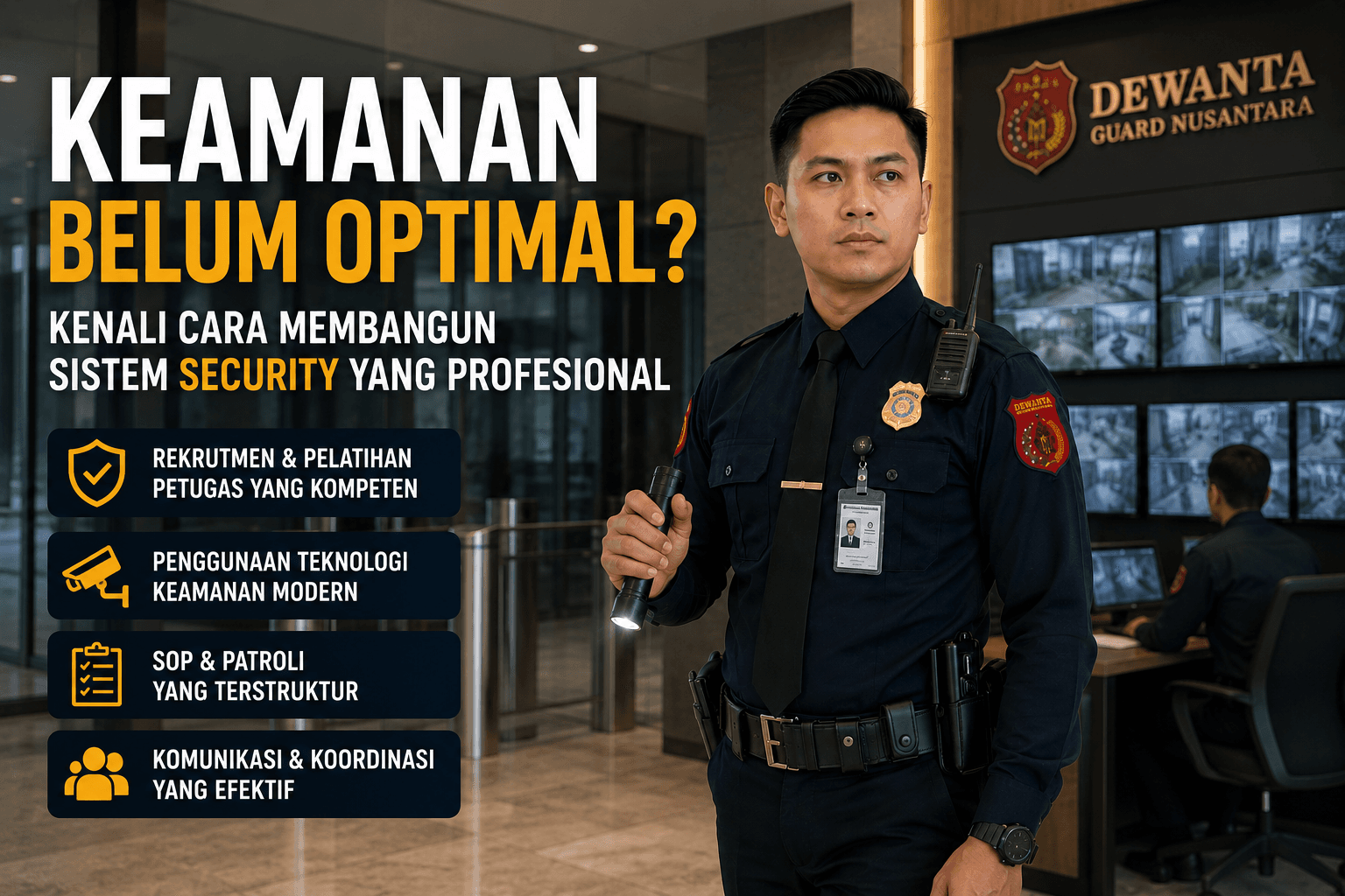 Keamanan Belum Optimal? Kenali Cara Membangun Sistem Security yang Profesional