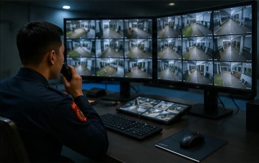 Integrasi Teknologi dalam Layanan Security: CCTV, Akses Kontrol, dan AI Analitik