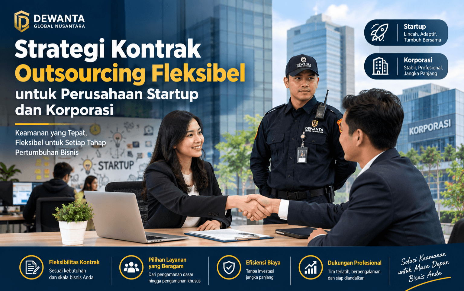 Strategi Kontrak Outsourcing Fleksibel untuk Perusahaan Startup dan Korporasi